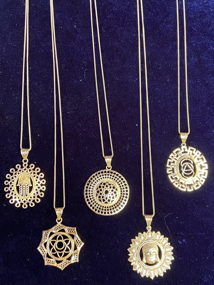 Bronze Pendant with Chain