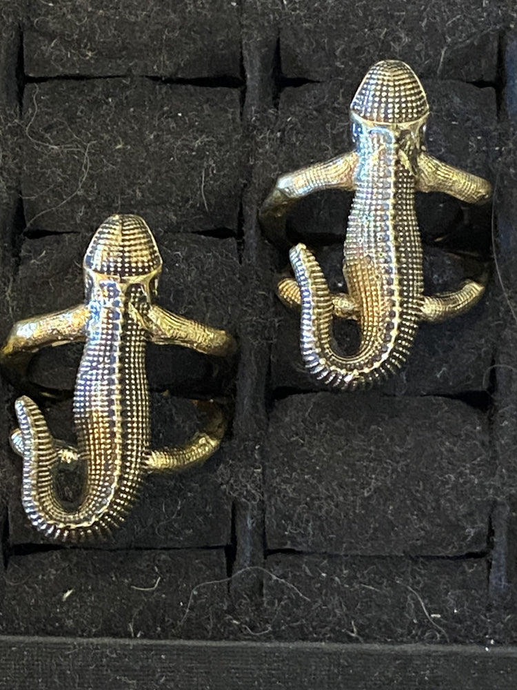 Bronze Lizard Ring