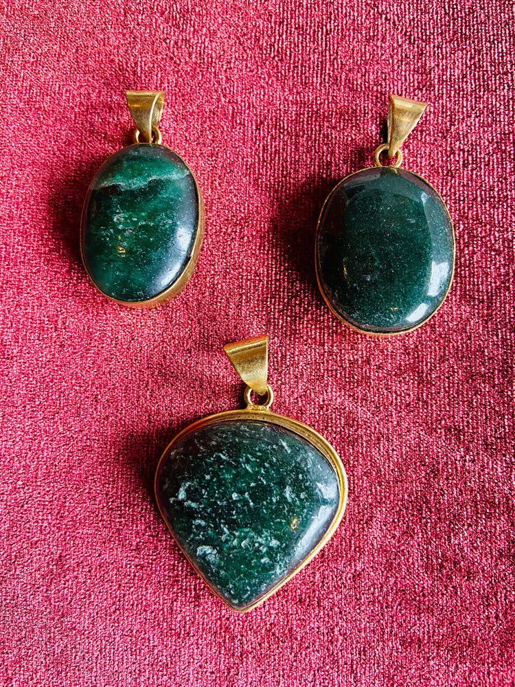 Moss Agate Pendant