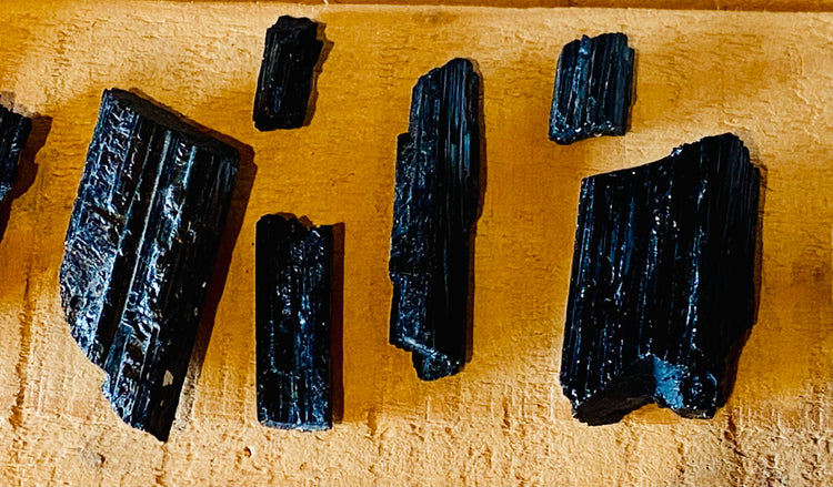 Black Tourmaline Rough