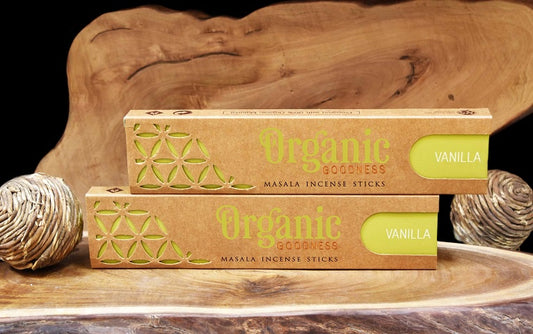 Organic Masala Incense Sticks ~ Vanilla 15g