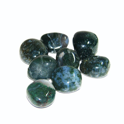 Moss Agate Tumble