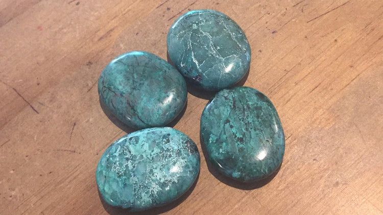 High Grade Chrysocolla Flatstone
