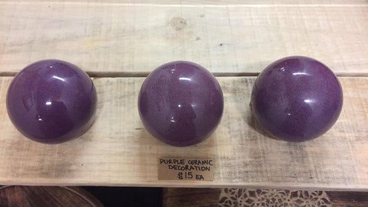 Purple Ceramic Ball