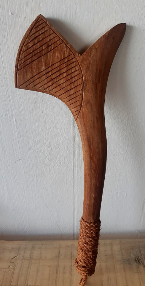Wooden Carved Axe