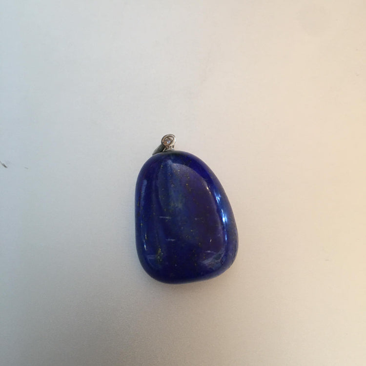 Lapis Lazuli Tumble Pendant High Grade