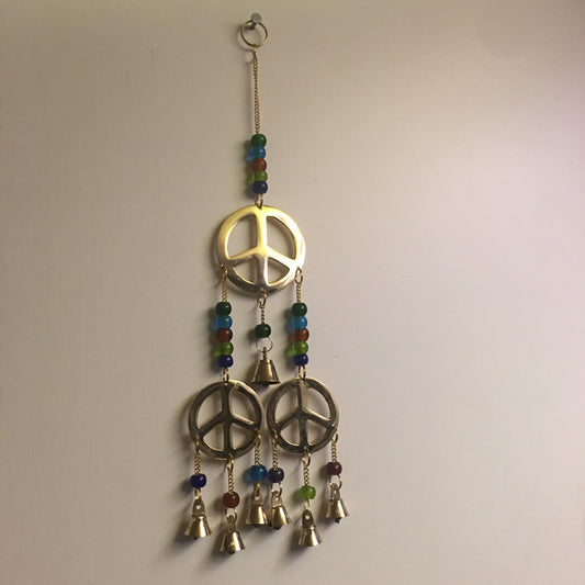 Peace Brass Beads & Bells