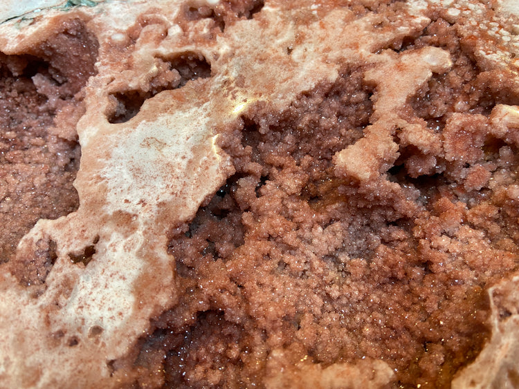 Pink Amethyst Polished Heart Extra Large