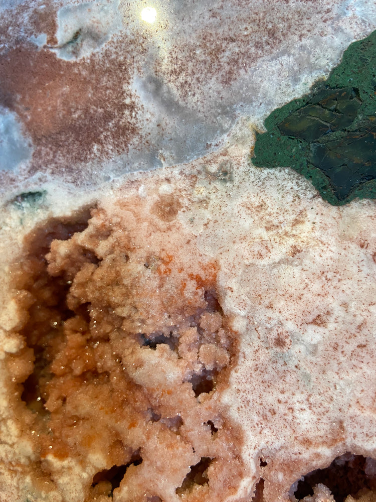 Pink Amethyst Polished Heart Extra Large