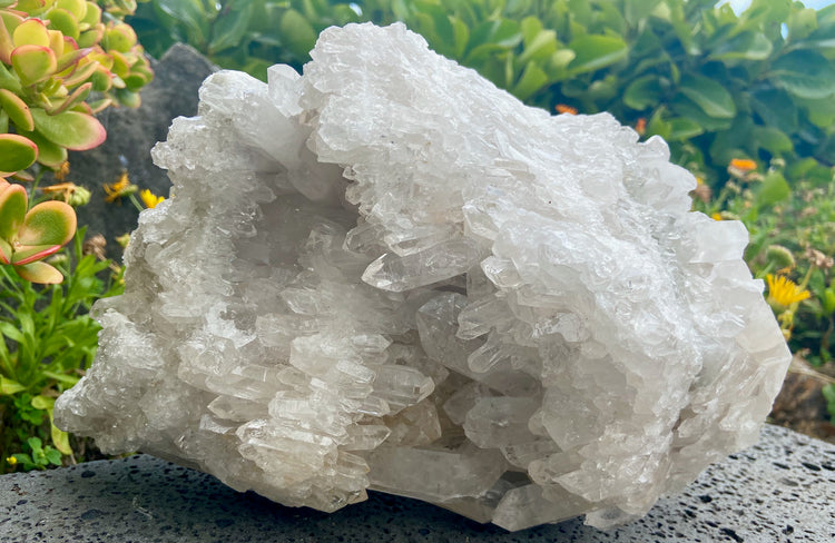 Clear Quartz Double Cluster Large