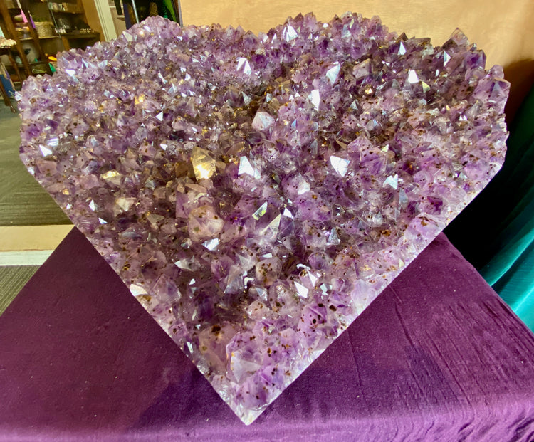 Amethyst Druse Heart <3
