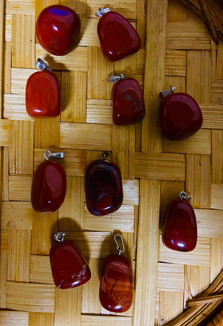 Red Jasper Tumble Pendant