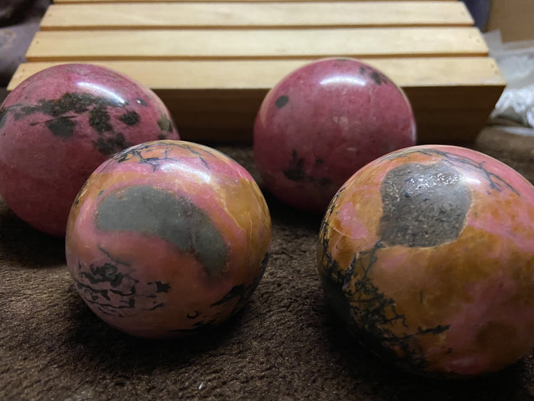 Rhodonite Sphere