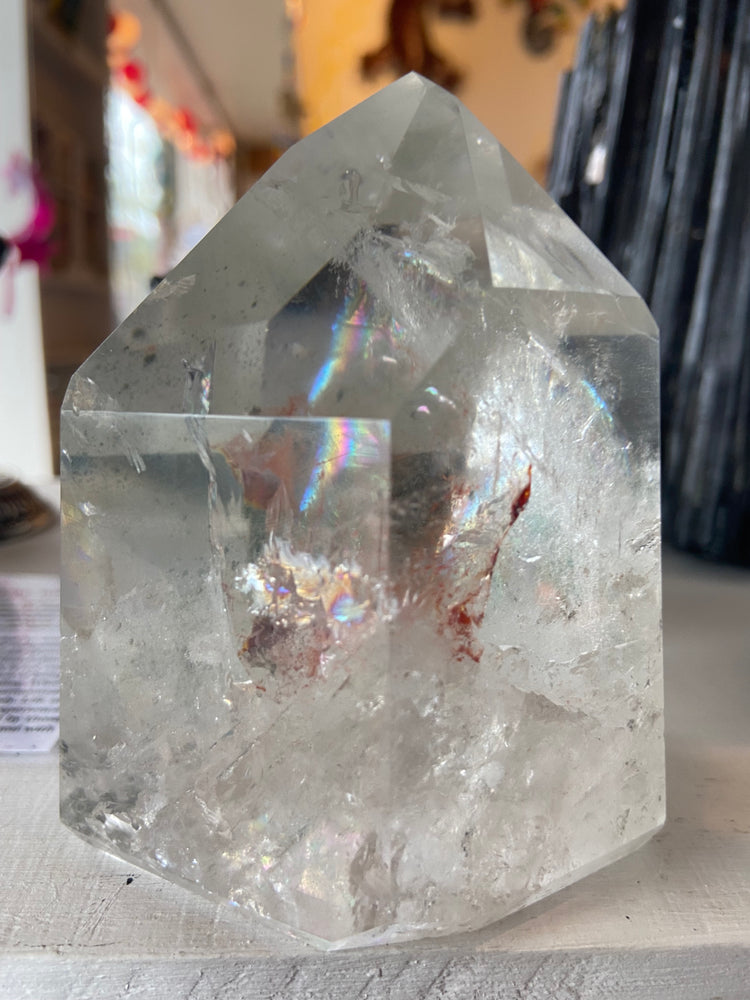 Clear Quartz  with Chlorite Point