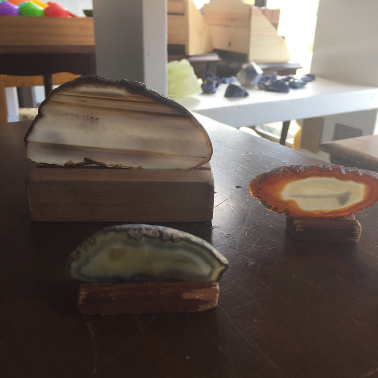 Wooden Slice stand