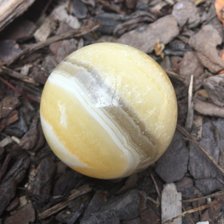 Zebra Calcite Sphere