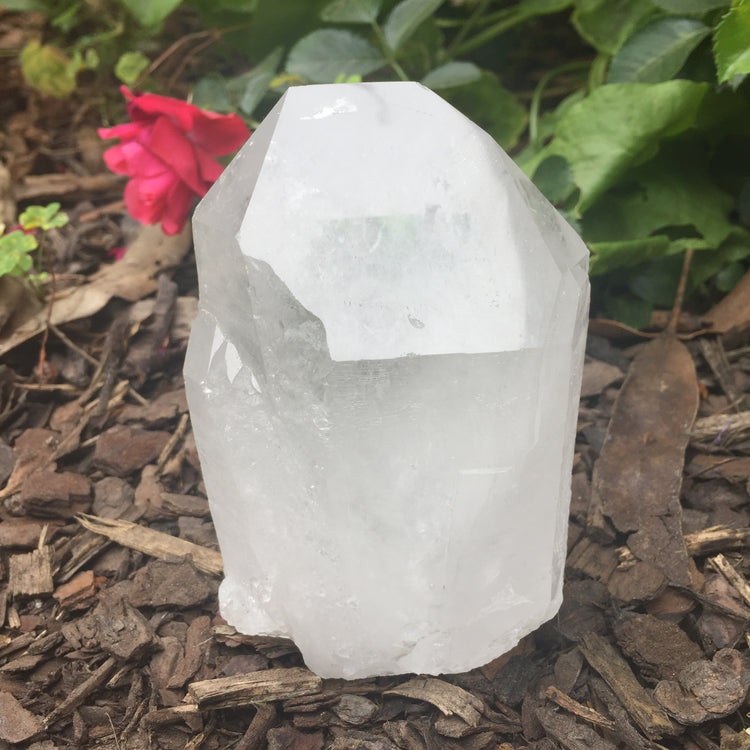 Clear Quartz Cut Base Point Medium 3