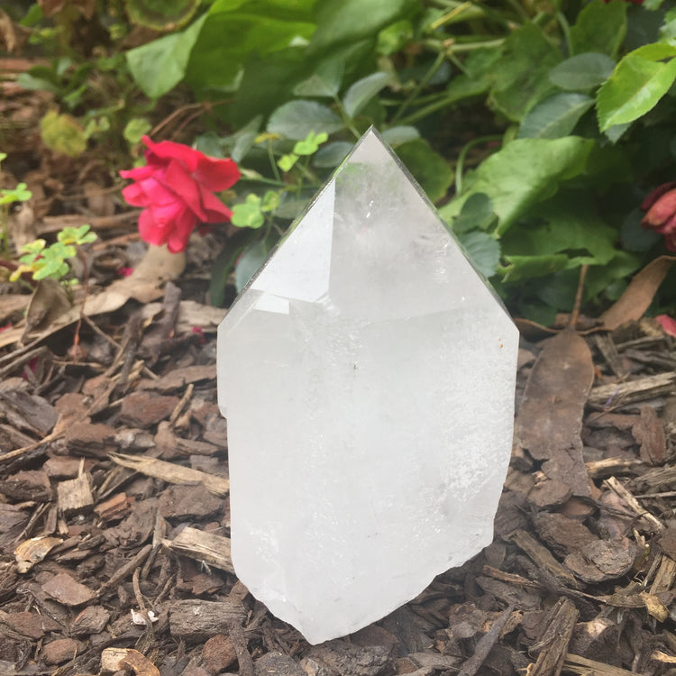 Clear Quartz Cut Base Point Medium 3