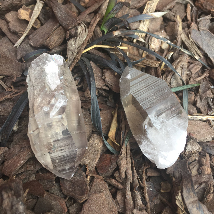 Smoky Lemurian Quartz Point
