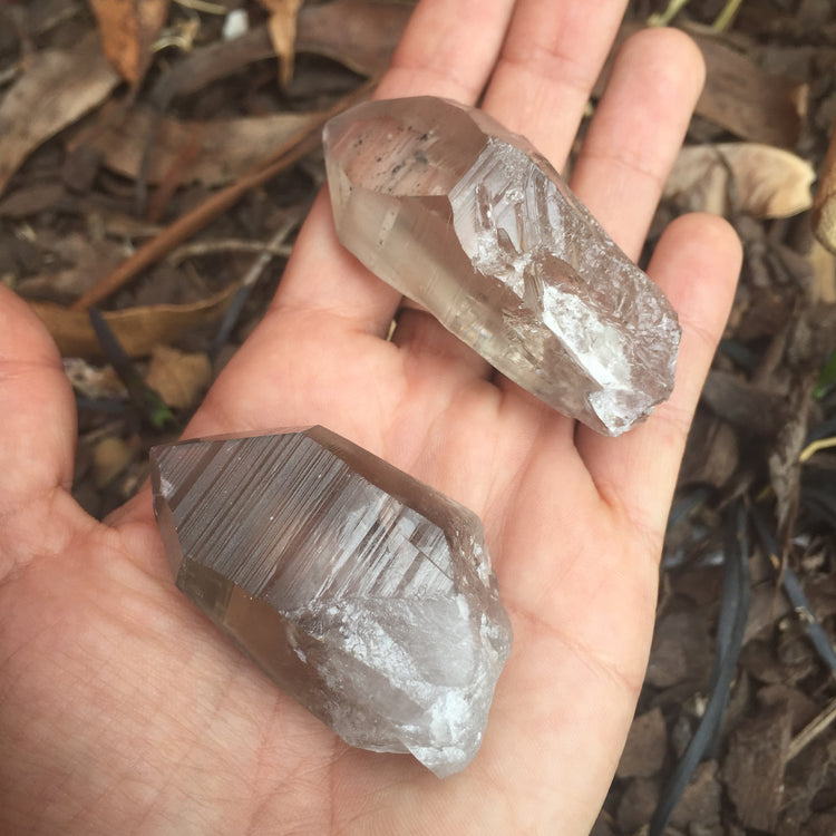 Smoky Lemurian Quartz Point