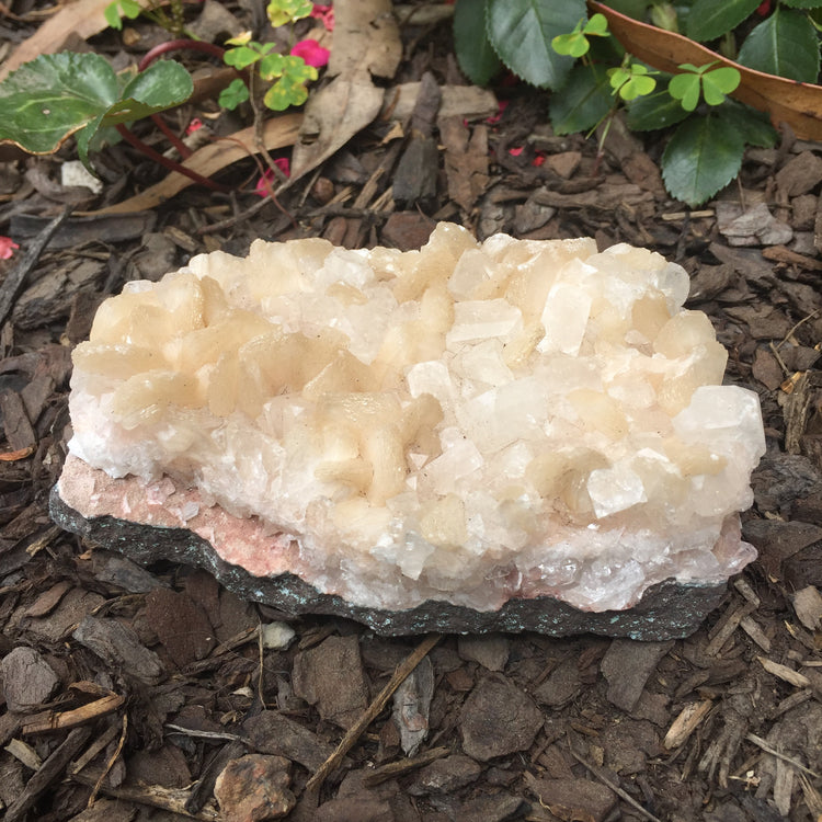 Apophyllite & Stilbite Zeolite Specimen Large