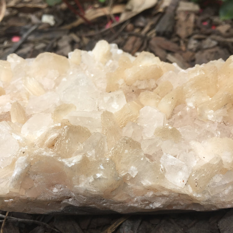Apophyllite & Stilbite Zeolite Specimen Large