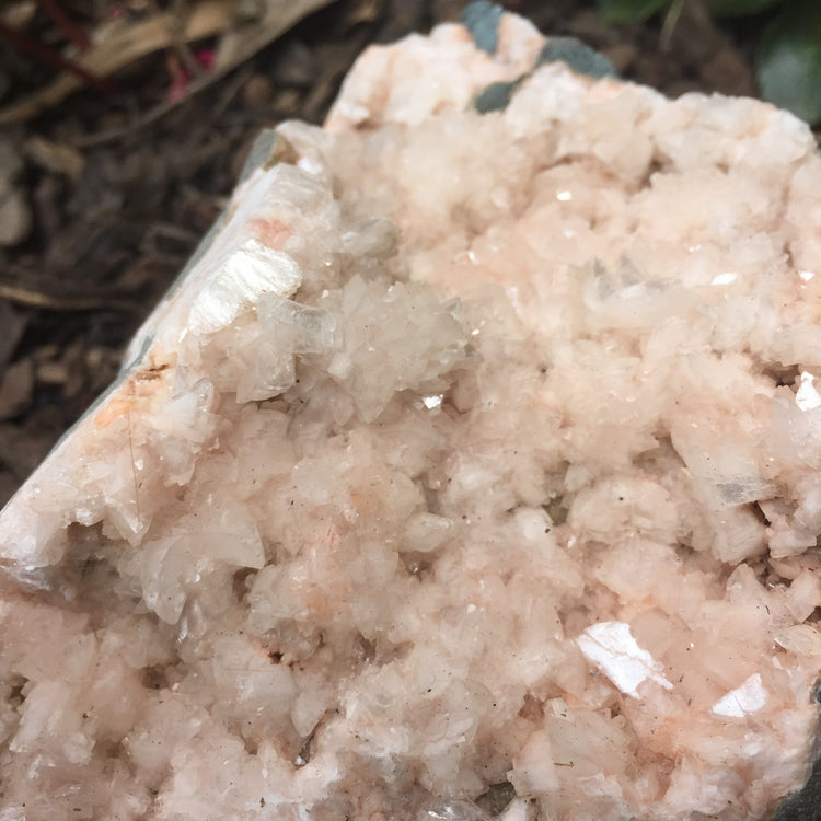 Stilbite Geode Zeolite Specimen Large