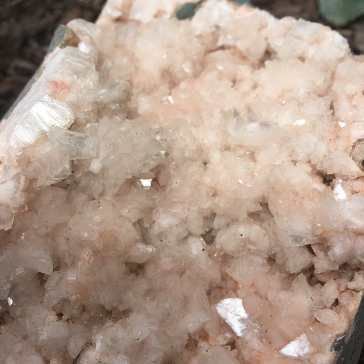 Stilbite Geode Zeolite Specimen Large