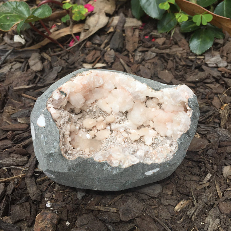 Stilbite Geode Zeolite Specimen Large 3