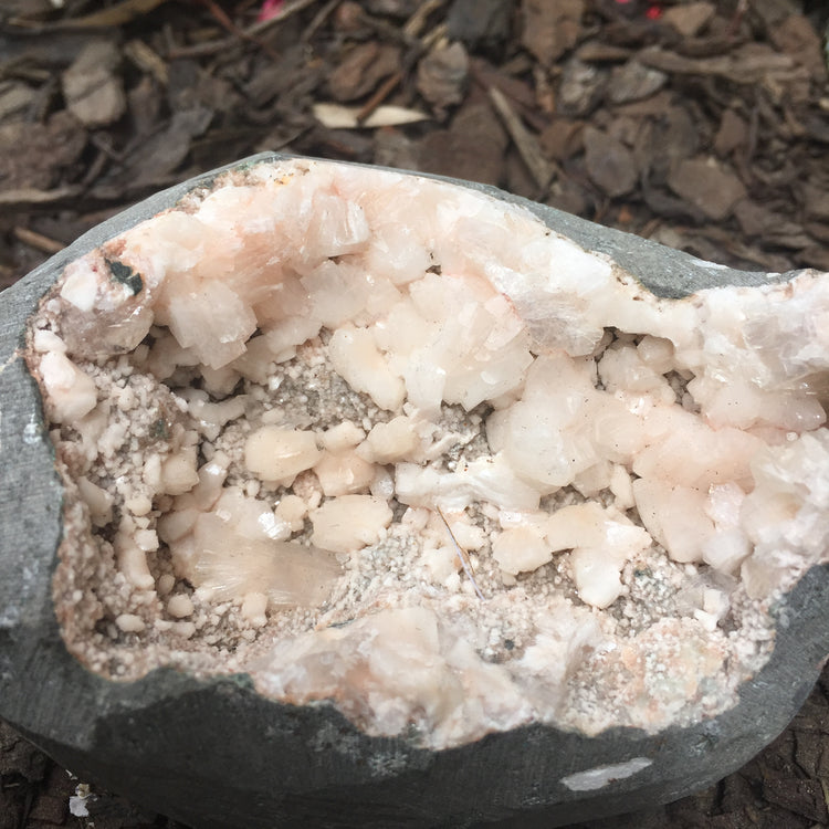Stilbite Geode Zeolite Specimen Large 3