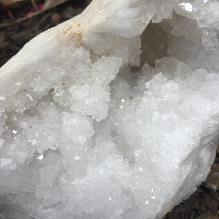 Chalcedony Geode Zeolite Specimen Large
