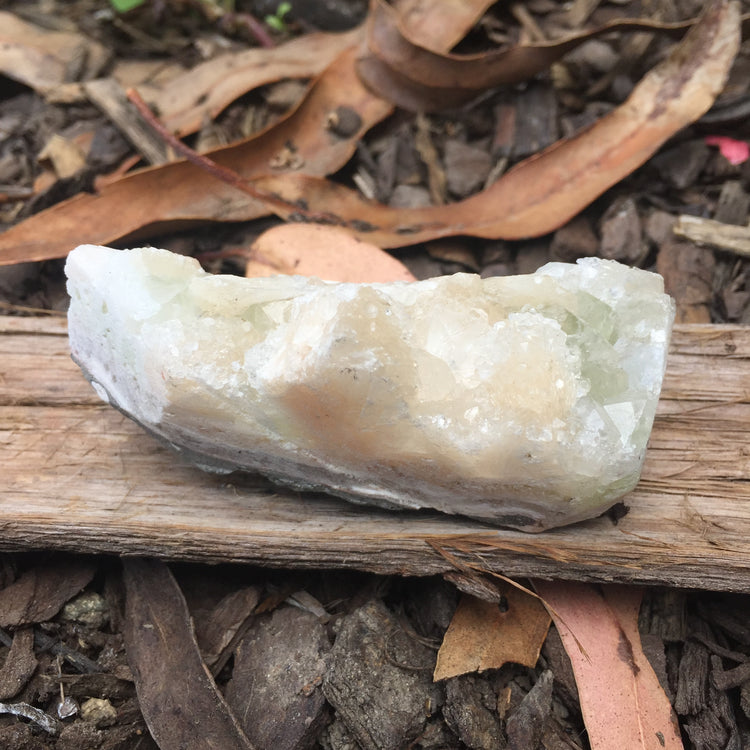 Apophyllite & Chalcedony Cluster Zeolite Medium 2