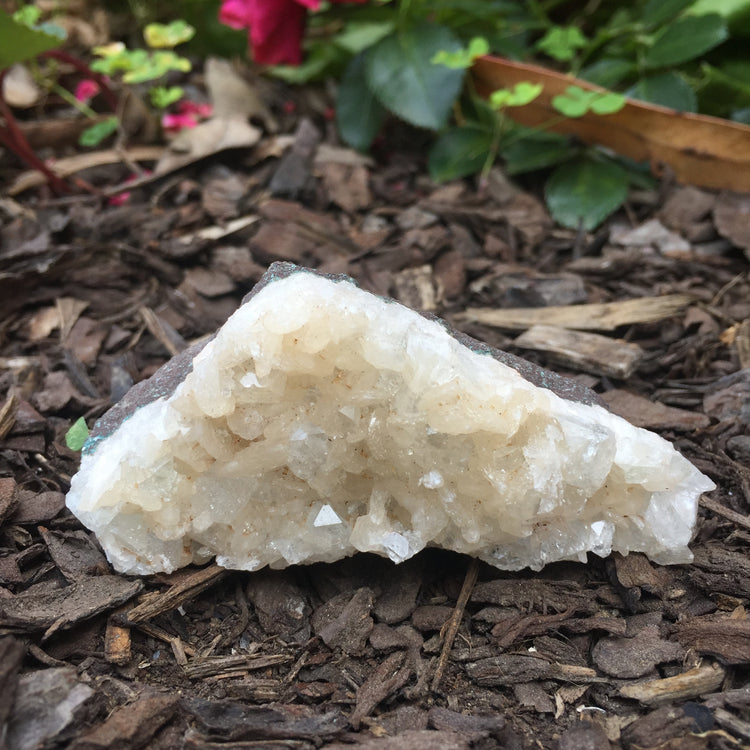 Apophyllite & Stilbite Zeolite Cluster Medium