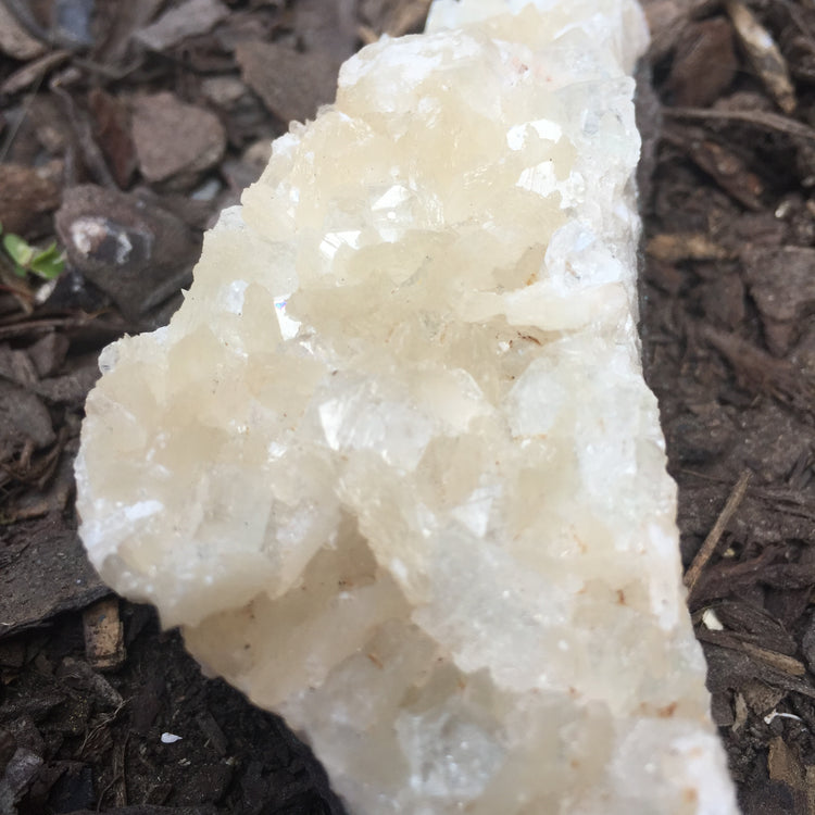 Apophyllite & Stilbite Zeolite Cluster Medium