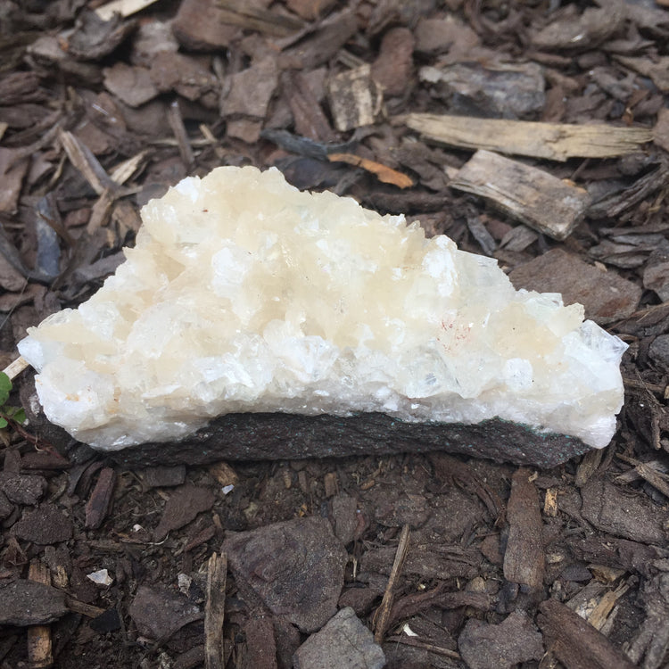Apophyllite & Stilbite Zeolite Cluster Medium