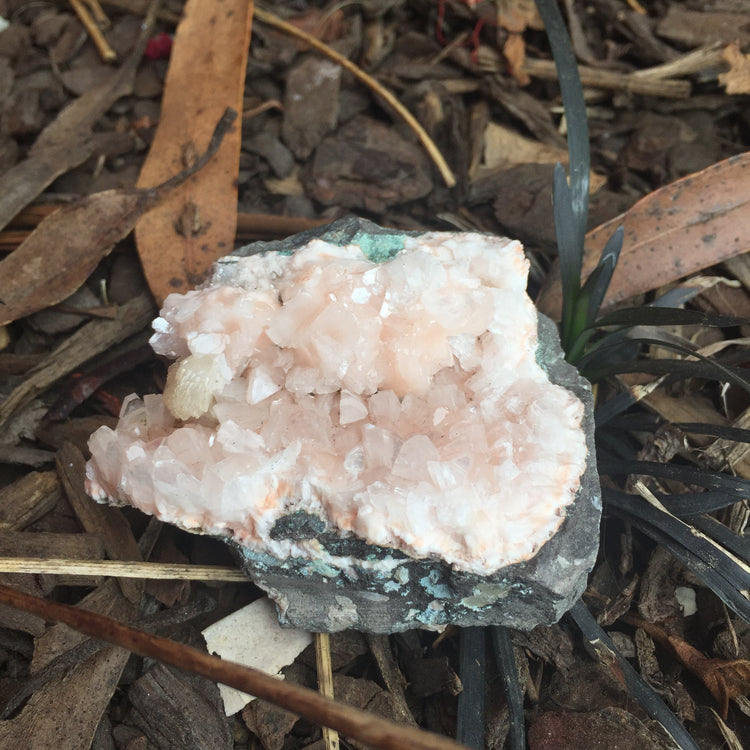 Stilbite Cluster Zeolite Medium 3