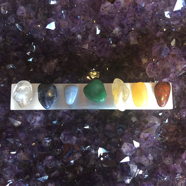 Selenite Charging Plate Rectangle