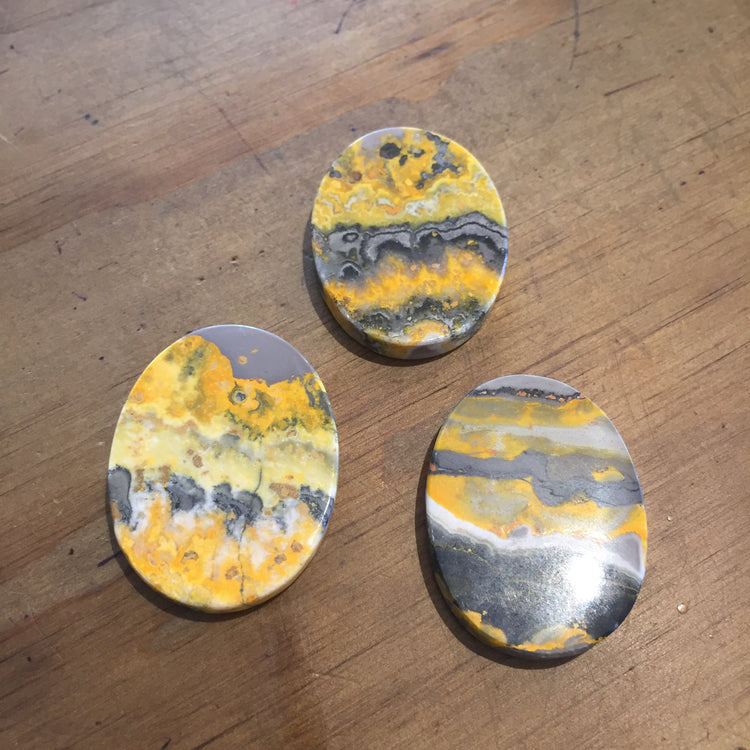 Oval Bumblebee Jasper
