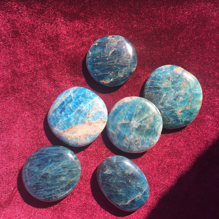 Blue Apatite Flatstone