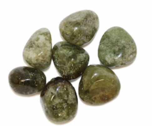 Green Garnet / Grossularite Tumble