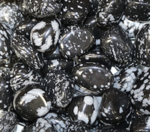 Snowflake Obsidian Tumble
