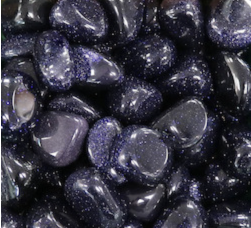 Blue Goldstone Tumble