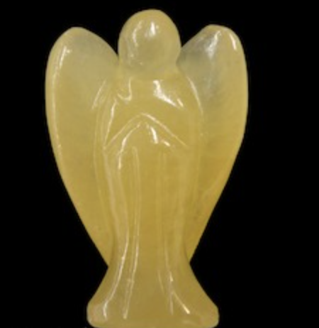 Orange Calcite Angel