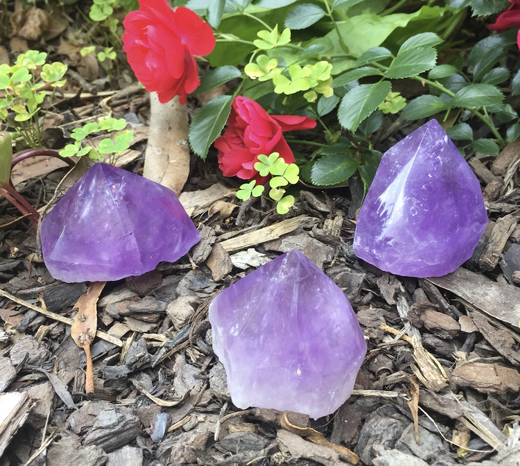 Amethyst Cut Base Polished Point