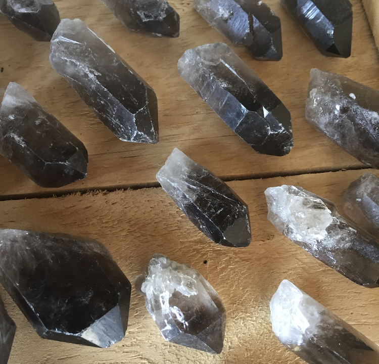 Smoky Quartz Points