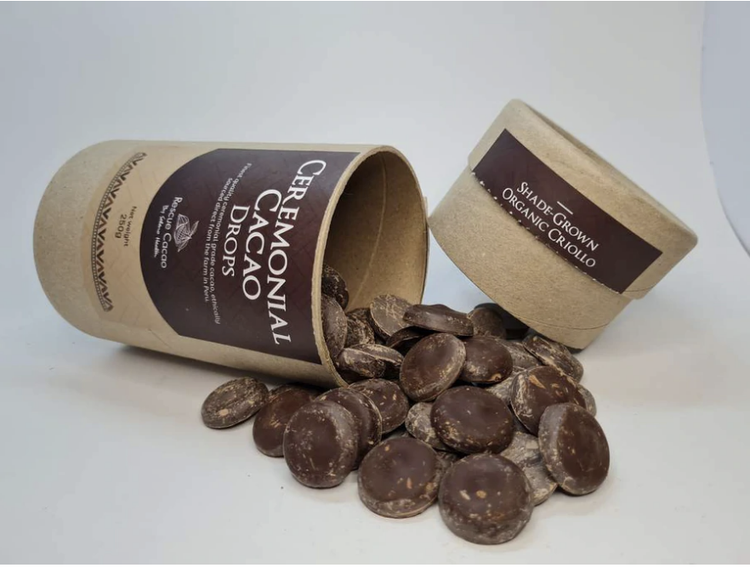 Ceremonial Cacao Paste Drops ~ 250g