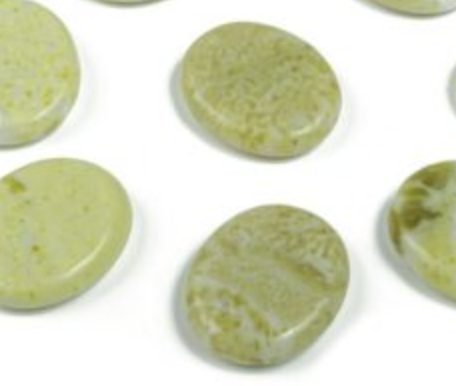 Lemon Serpentine Flatstone