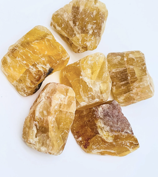 Yellow Fluorite Rough
