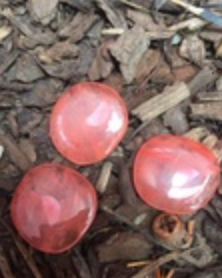 Strawberry Obsidian Flatstone