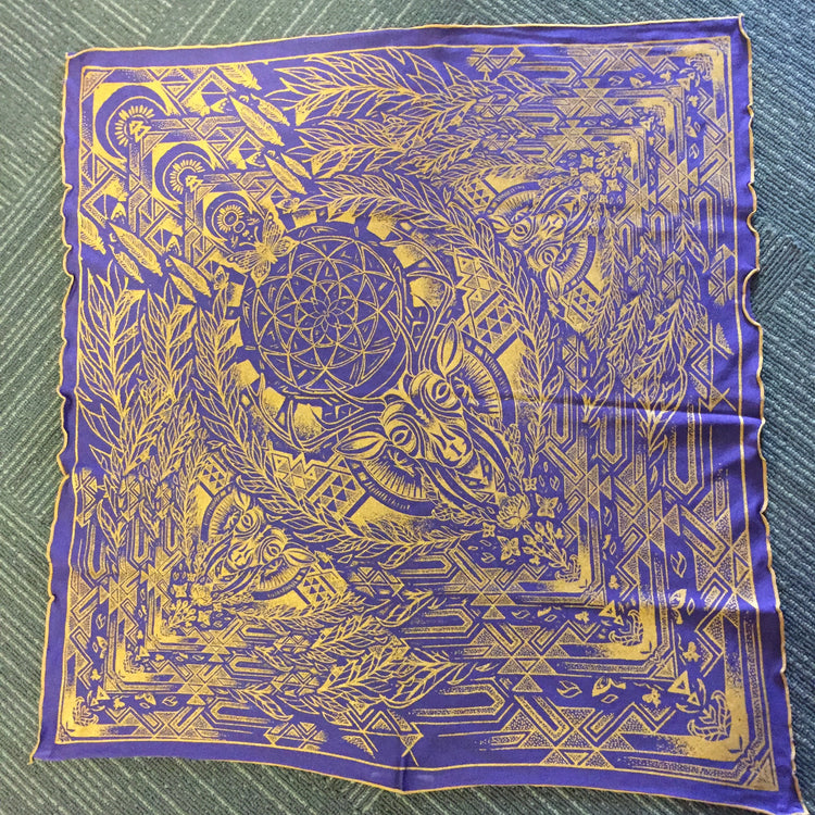 Crystal Infused Purple Bandanas